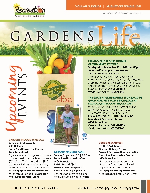 August-September Gardens Life brochure